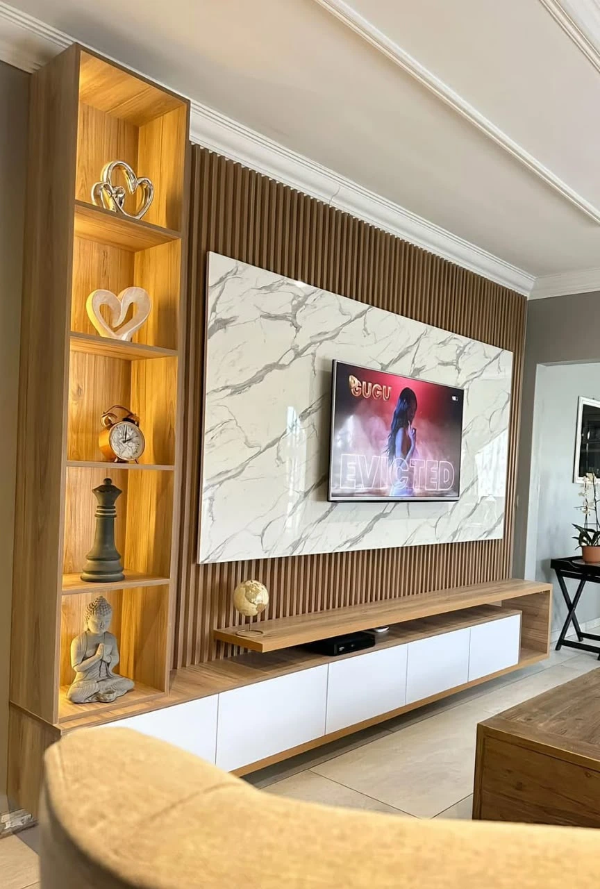 Modern Interior TV Wall