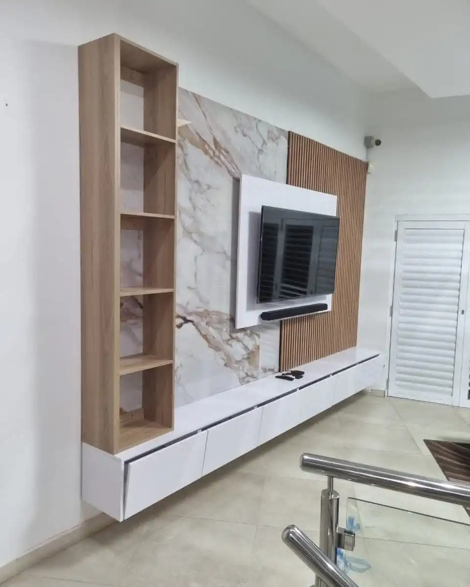 TV Wall Unit with Storage