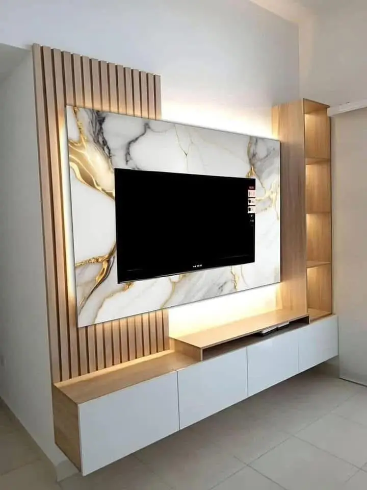 Decorative TV Wall